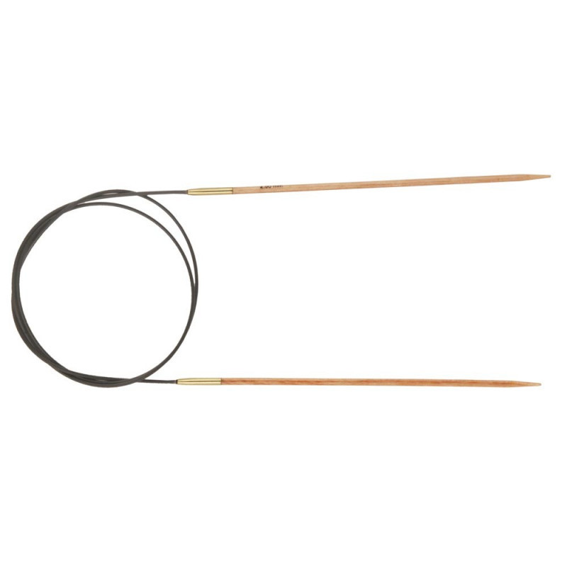 AIGUILLES CIRCULAIRES BASIX BOULEAU 40 CM. Nr. 5.5